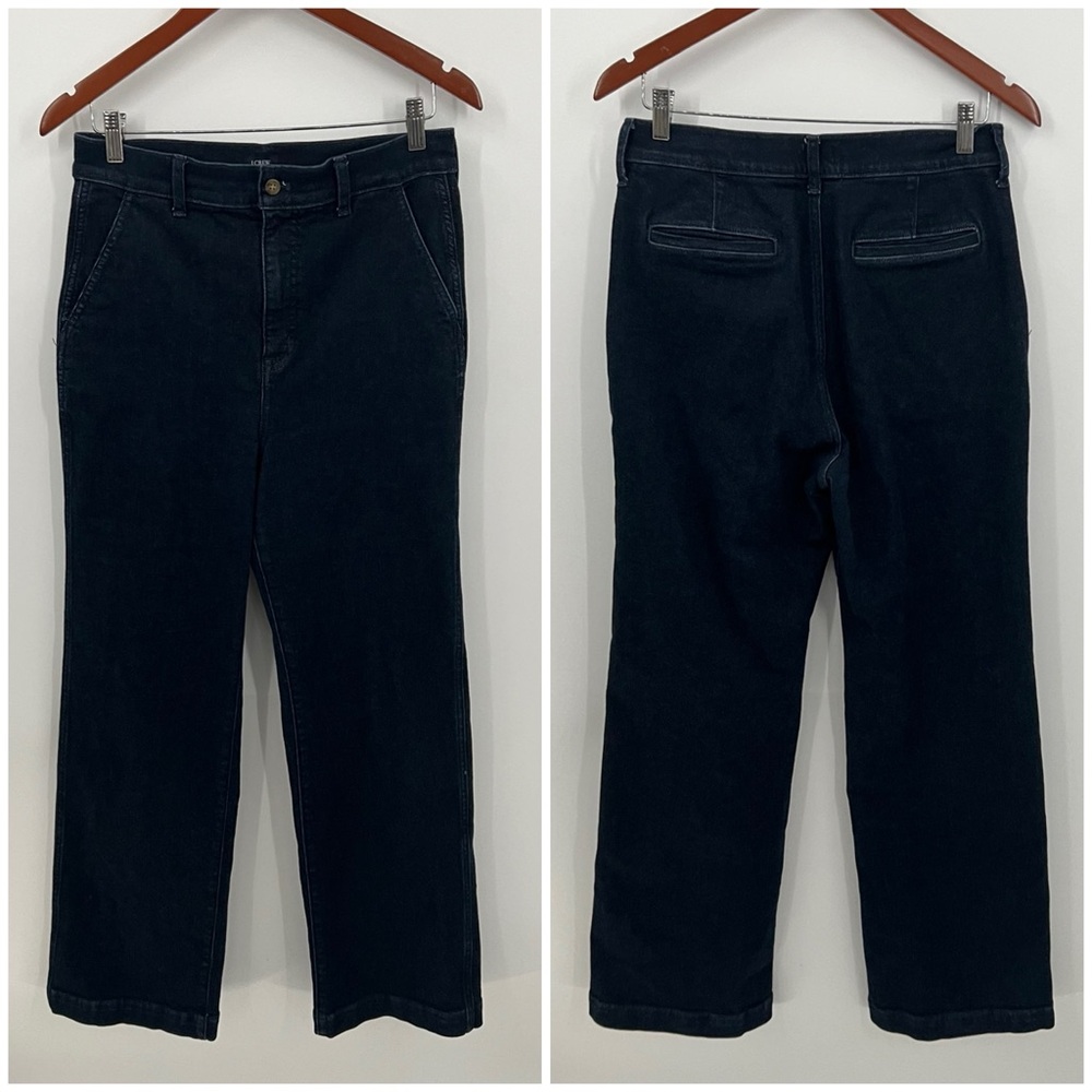 J. Crew soft denim trousers